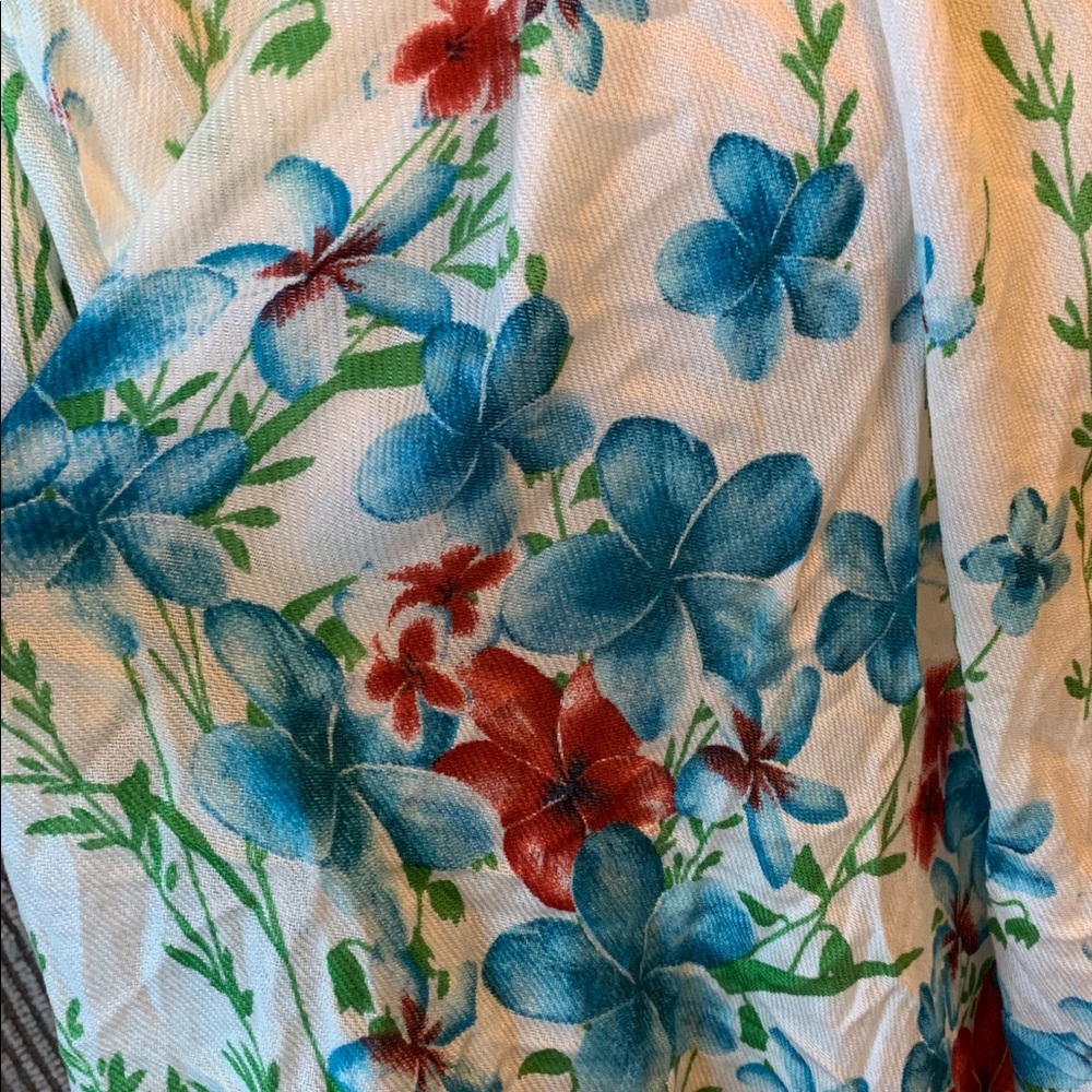 NWT | pashmina aaa floral scarf - Picture 6 of 6